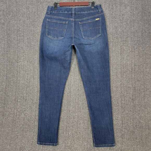 Melissa McCarthy Seven7 Jeans Womens 12 Blue Skinny Slimming Silhouette System - Picture 8 of 16